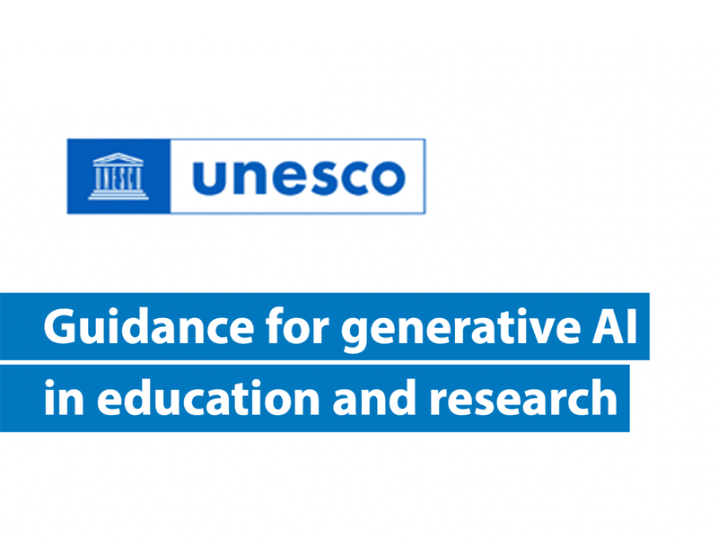 UNESCO publicó la primer guía de Inteligencia Artificial en la educación.