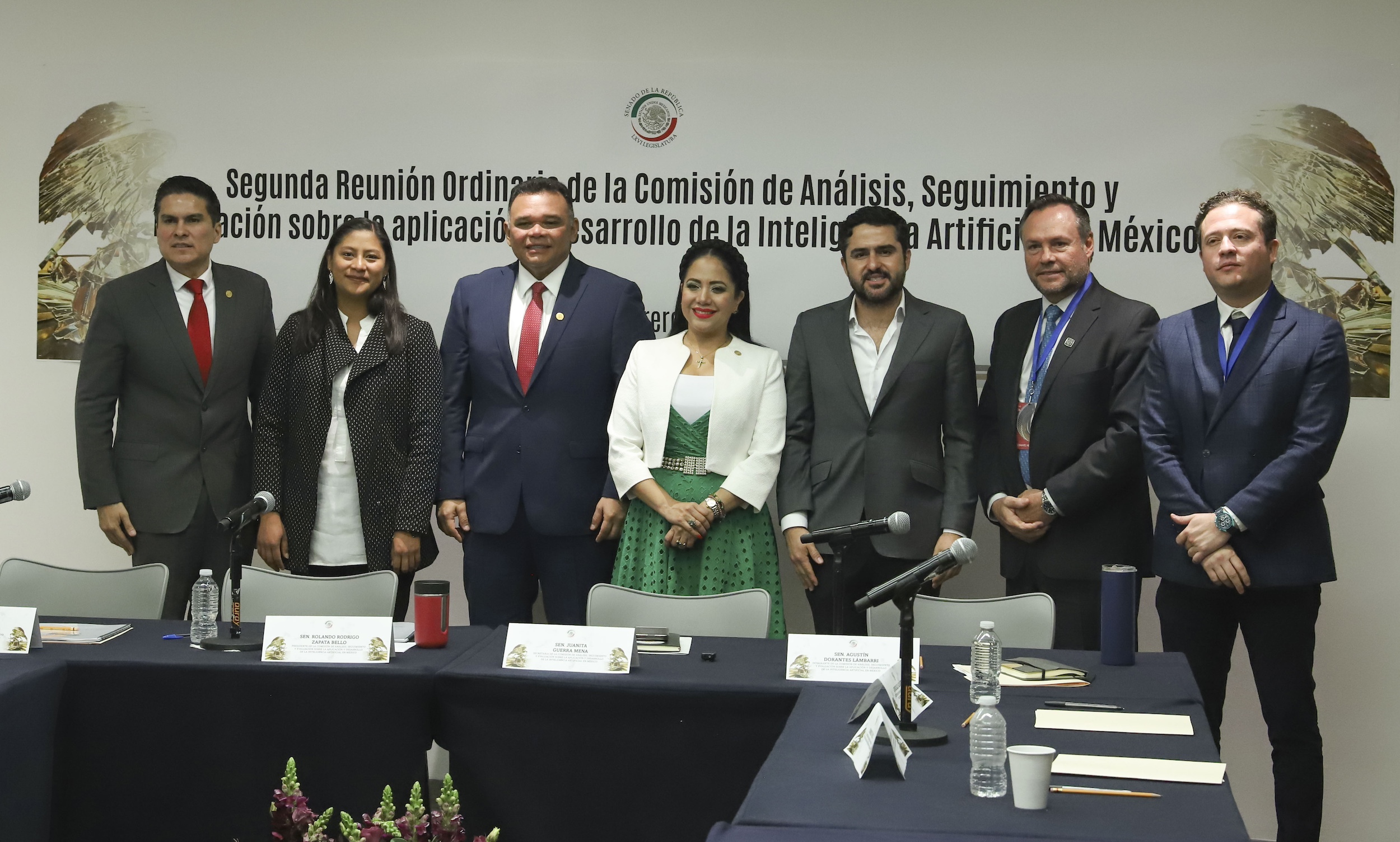 Segunda Reunión Ordinaria de la Comisión de IA en el Senado de la República